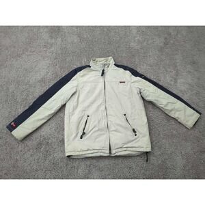 Abercrombie & Fitch Jacket Mens Small Black Panel Windbreaker Lined 90s Y2k